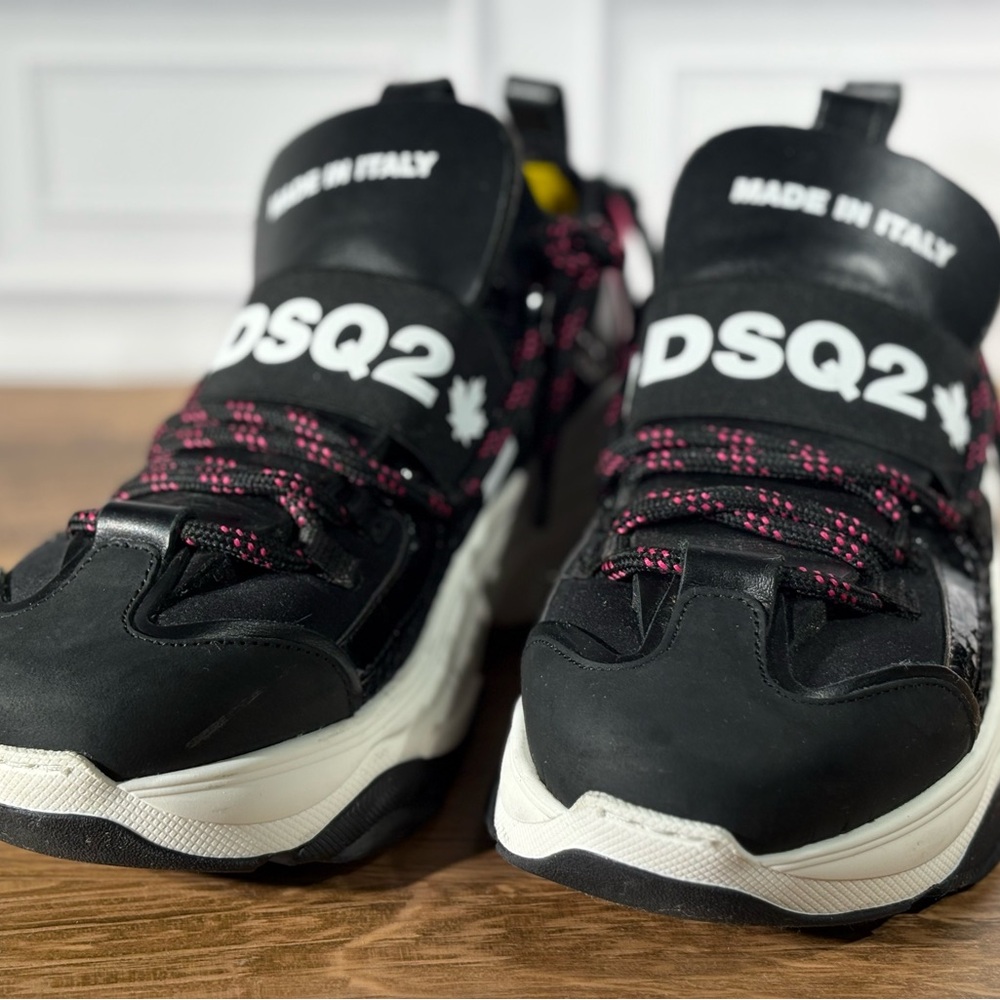 Dsquared2 D-Bumpy Sneakers Women's Multi Color-Size EU 37 US 7 -100% Authentic